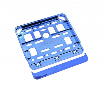 Ramka tablicy rejestracyjnej mała niebieska motorower