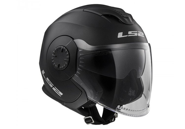 Kask otwarty ls2 of570 verso solid matt black