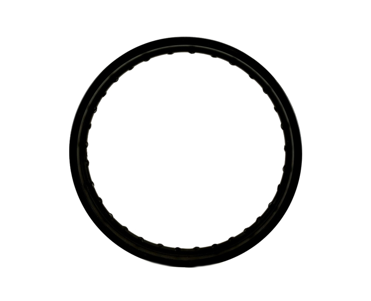 Obręcz felgi tylnej 1.85x16 czarna stalowa dirtbike Kayo K2L