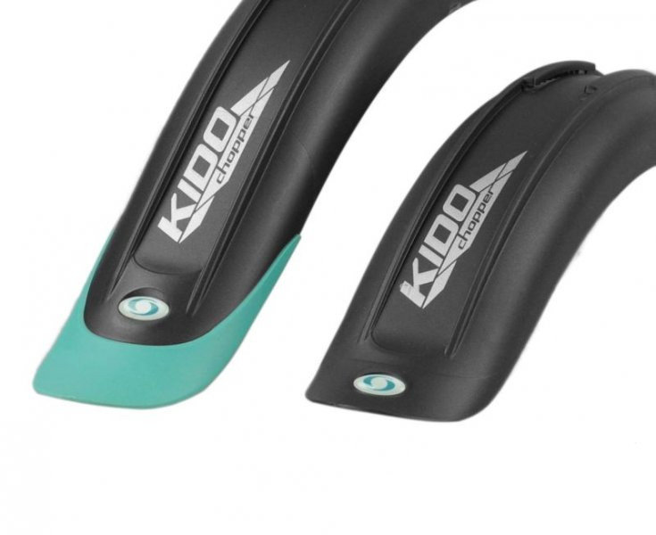 Błotnik rowerowy plastik 16 kido pro czar/mor