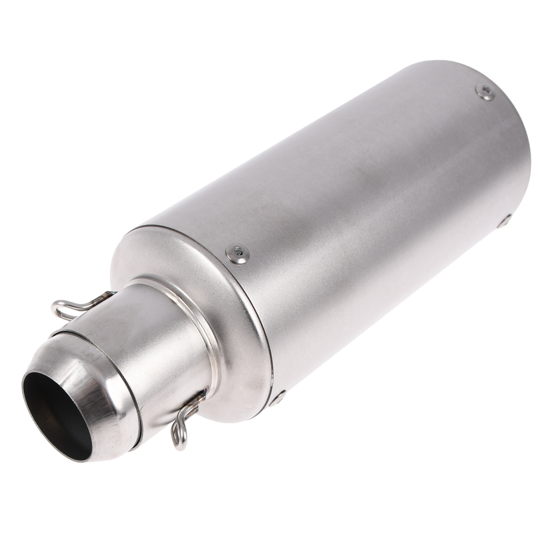 Końcówka wydechu PROJECT replika srebrna komplet