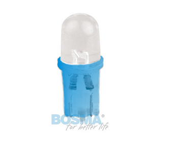 Żarówka Bosma 12v 1*led standard T10 niebieski mat 2 sztuki