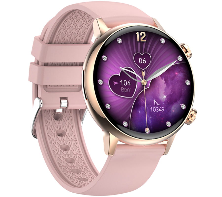 Smartwatch zegarek Rubicon damski RNCF09 różowy