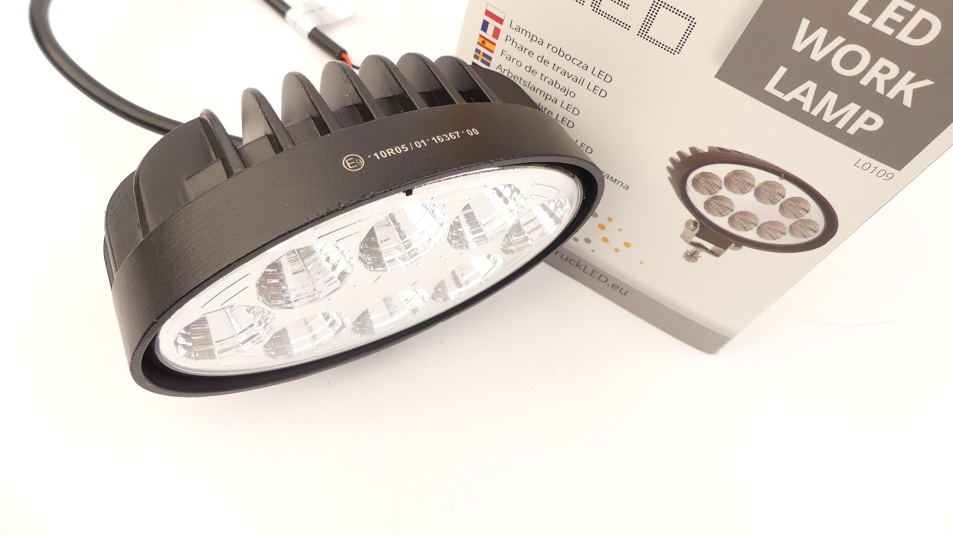 Lampa robocza 8 led 24w 9-32v 1800lm halogen 4x4