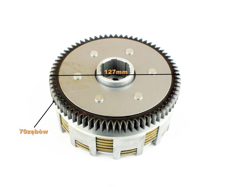 Sprzęgło tył silniki CB250 Zongshen 165/169FMM