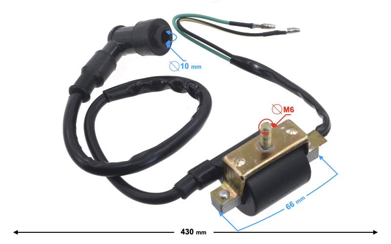 Cewka zapłonowa z fajką 4t atv quad Shineray 50 70 110 125