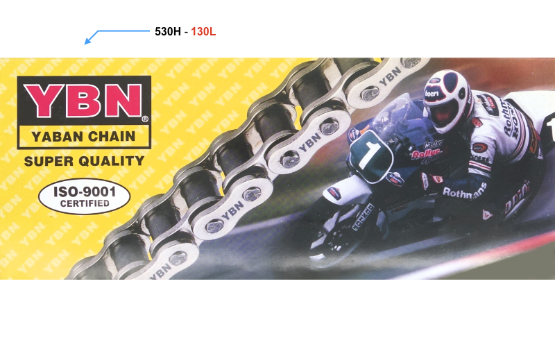 Łańcuch napędu YBN 530H-130L