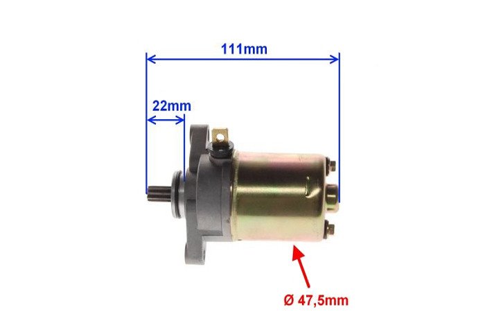Rozrusznik elektryczny Skuter 2T Keeway Hurricane