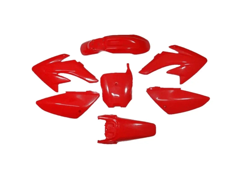 Plastiki CRF70 style czerwone pitbike MRF 120 140 RC Kayo TT125 140 160 190