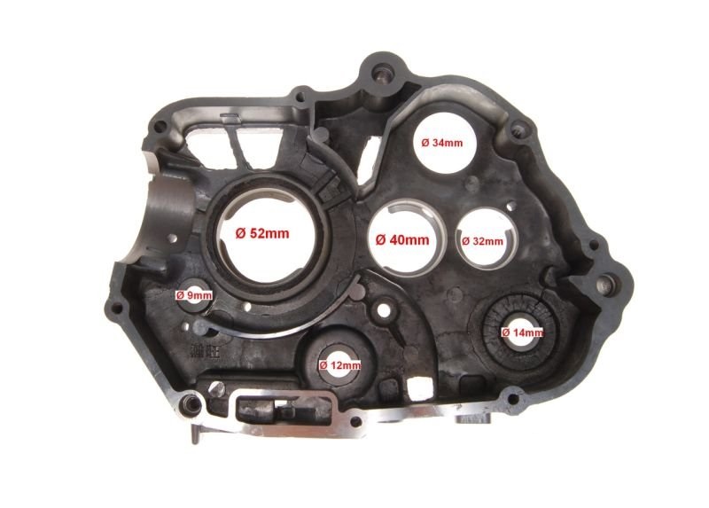 Karter prawy obudowa silnika quad atv 110