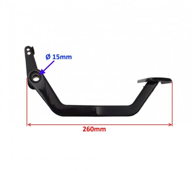 Dźwignia pedał hamulca tył do junak 904 260mm 15mm