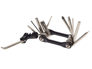Klucz rowerowy wielofunkcyjny scyzoryk z zakuwarką