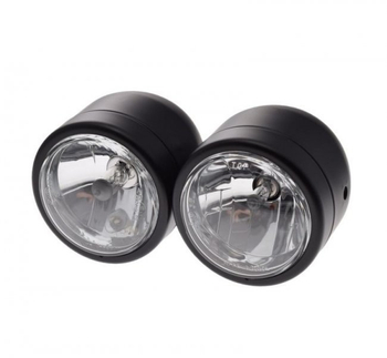 Lampa h7 + h1 ece zestaw 110mm czarny mat e9