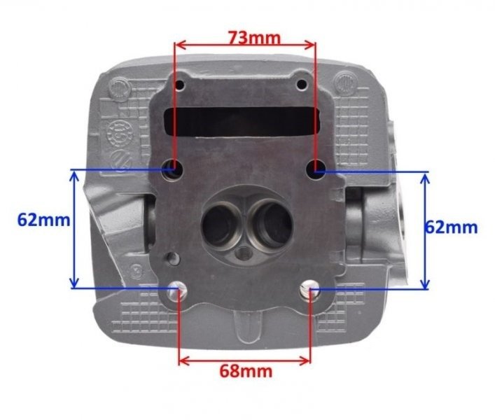 Głowica do suzuki gn125 wersja b komplet