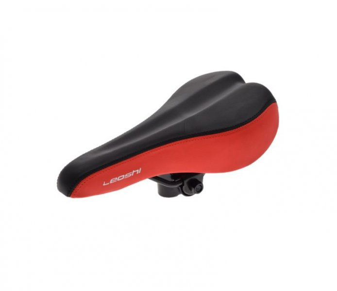 Siedzenie rowerowe mtb czarno/czerwone 255x135