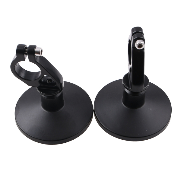 Lusterka dolne okrągłe uniwersalne czarne Naked Cafe Racer Bobber Custom