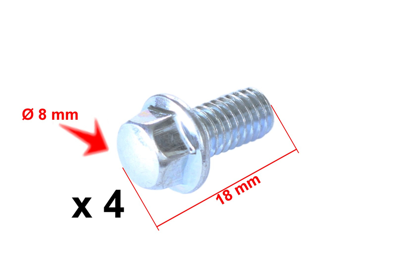 Śruby dekielka dekla zapłonu atv street komplet