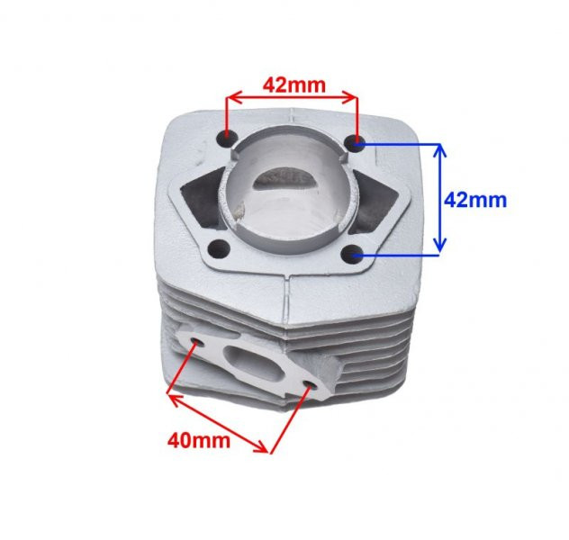 Cylinder do silnika rowerowego 50 ccm komplet 2t