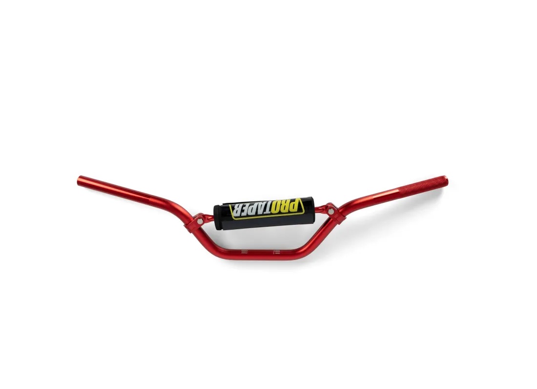 Kierownica aluminiowa 22mm czerwona pitbike MRF Kayo Pitgang