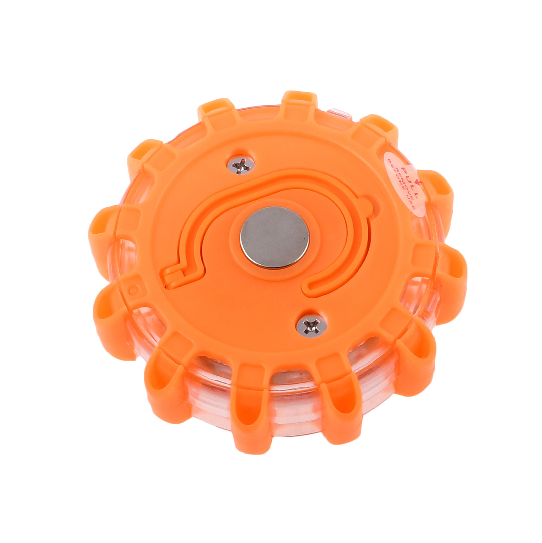 Lampa ostrzegawcza 12Led + 3Led 90mm flara 9 trybów świecenia do 50h IP67