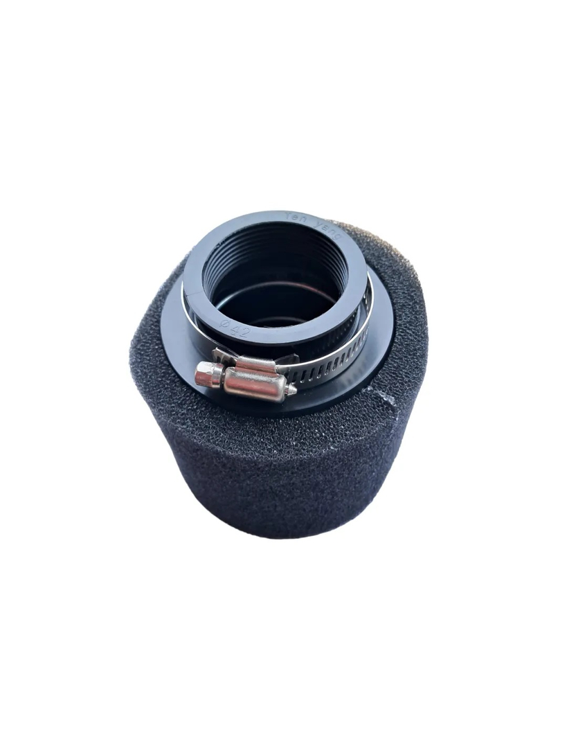 Filtr powietrza gąbkowy 42mm prosty czarny pitbike MRF
