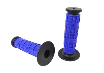 Manetki guma kierownicy enduro niebieskie miękkie