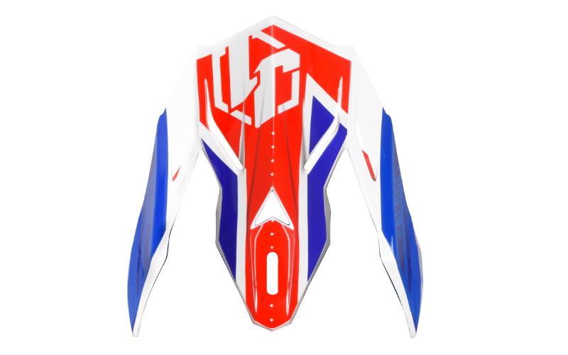 Daszek kasku JUST1 J38 BLADE Blue-Red-White
