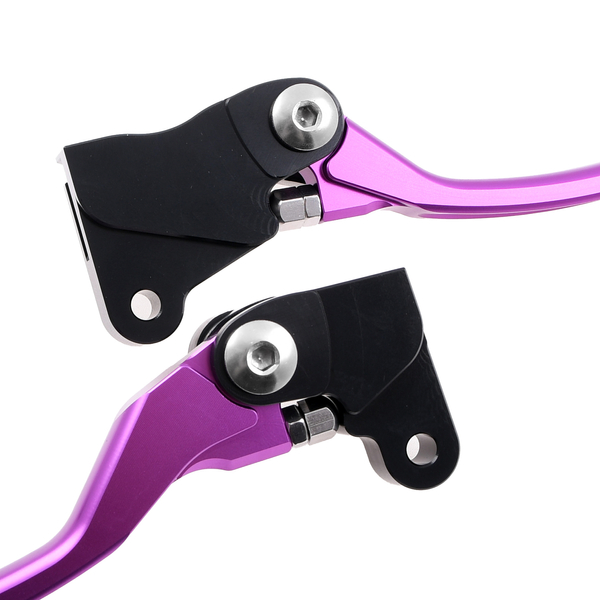 Dźwignia hamulca i sprzęgła fioletowe aluminiowe Simson DPR Performance