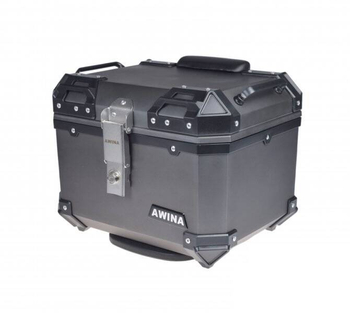 Kufer centralny szary Awina 35l 40x36x32,5cm skuter motorower motocykl quad