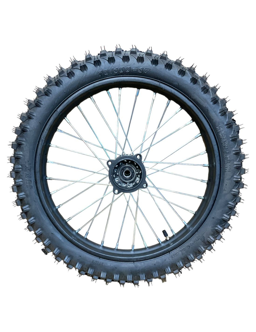 Koła 17/14 przód tył komplet pitbike MRF 120 140 RC Kayo TT140 160 Pitgang