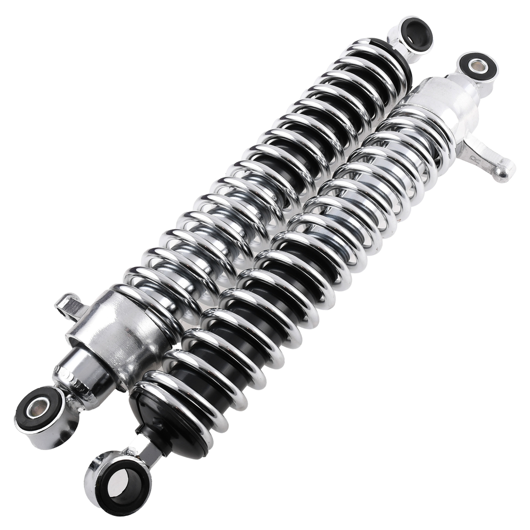 Amortyzatory 380mm wersja MK2 chromowane MZ ETZ DPR Classic