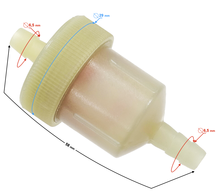 Filtr paliwa do motoroweru Pocket Bike