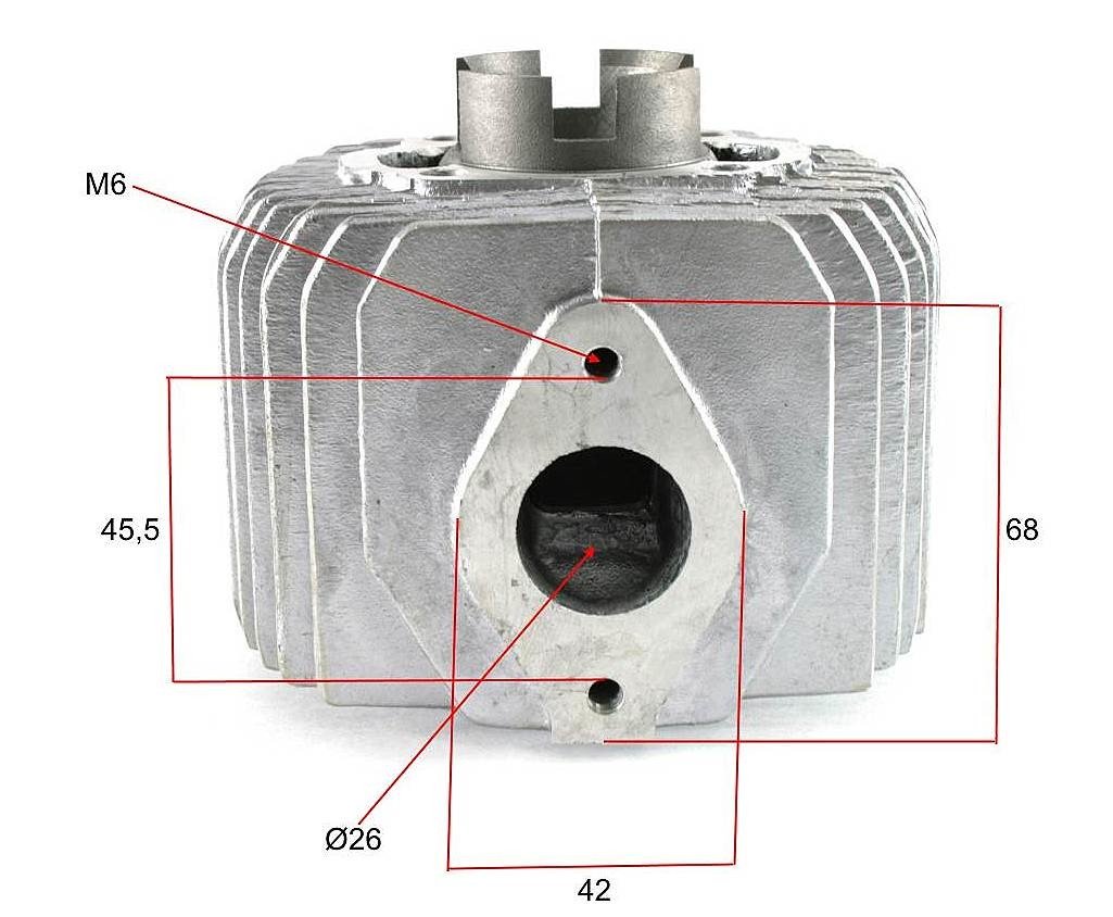 Cylinder żeliwny 38mm motorower Jawa 50