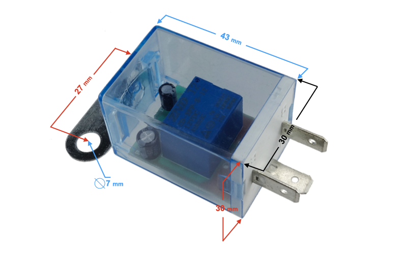 Przerywacz kierunkowskazów LED do skutera Barton Firefox