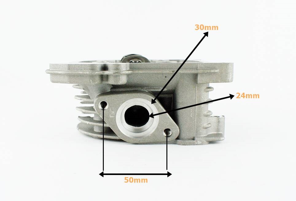 Cylinder głowica 4T GY6 skuter 50ccm 39mm bez odpowietrzania Romet Junak