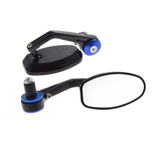 Lusterka w Kierownicę Uniwersalne M8 Metalowe