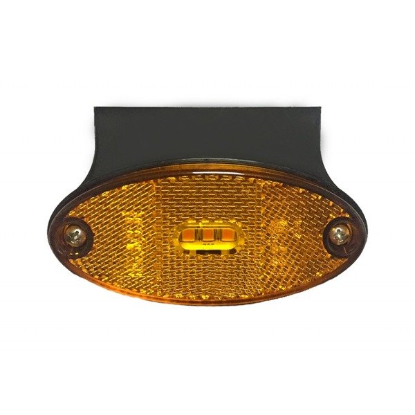 Lampa Obrysowa LED KMR2 Żółta z Wieszakiem 3 LED