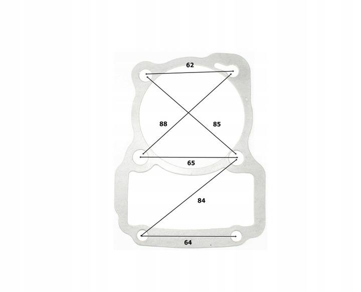 Uszczelka cylindra atv bashan 200cc powietrze 72mm