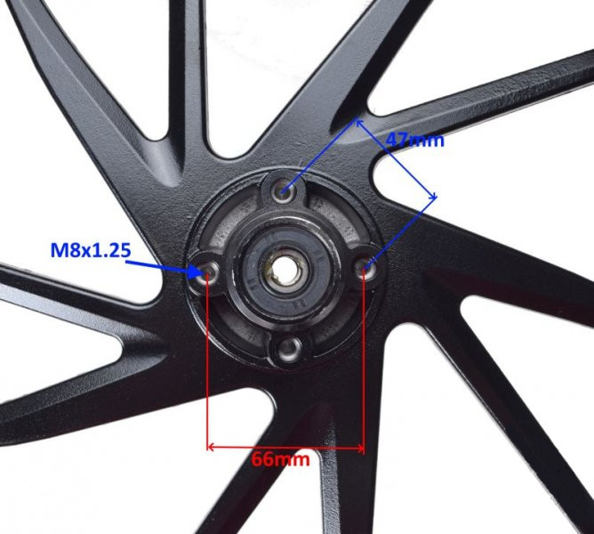 Obręcz koła przód przednia 17x1,85 do junak 904