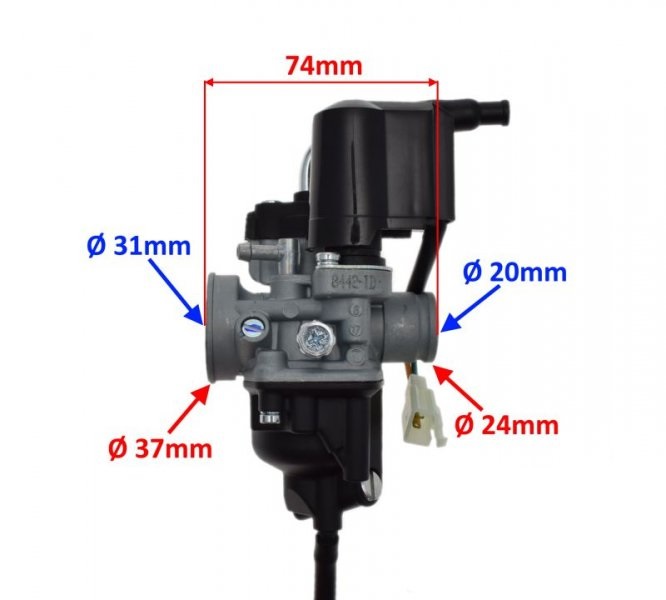 Gaźnik PHVA 17.5mm Piaggio NRG POWER DD 05-17