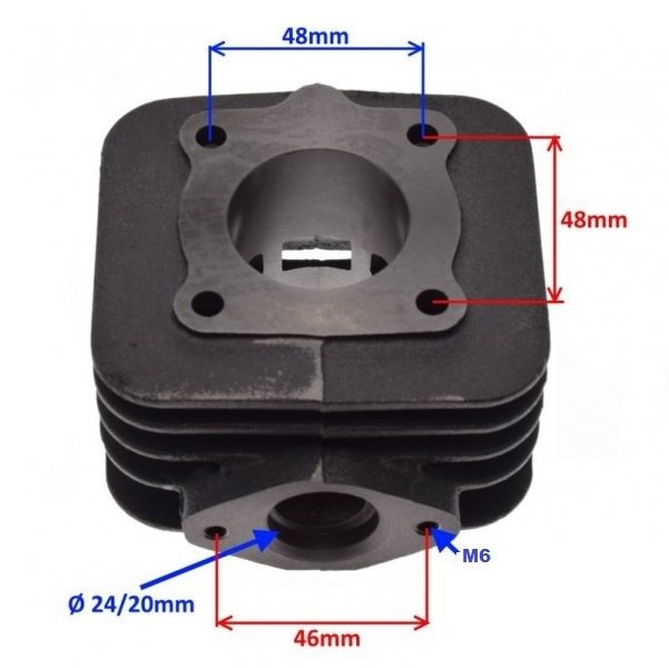 Cylinder tłok Piaggio Zip 2t 50ccm 40.00mm