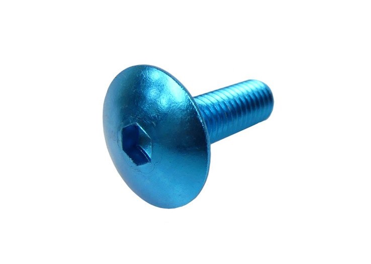 Śruby owiewki aluminiowe 6mm 20mm niebieski vtr xj