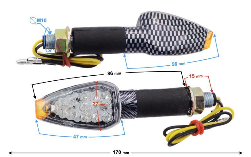 Kierunkowskazy uniwersalne MRT-008 ledowe E- mark
