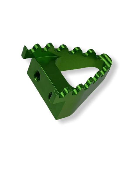 Końcówka dźwigni hamulca tylnego zielona CNC pitbike MRF 120 140 SM 160 SM-R