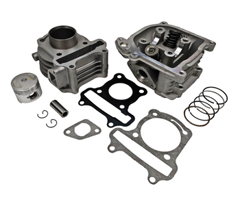 Cylinder 39m głowica 4T GY6 50cc z odpowietrzeniem Romet Barton Junak Zipp