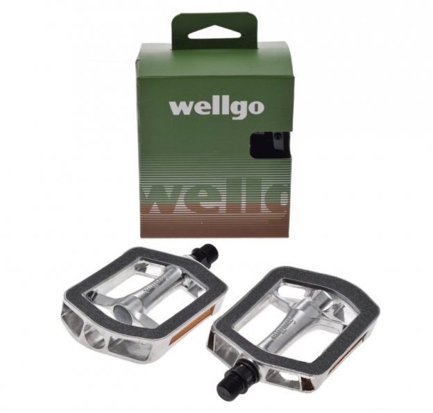 Pedał rowerowy wellgo platforma oś boron alu 2szt