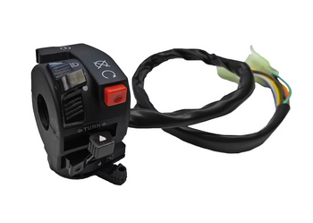 Przełączniki kierownicy lewe ssanie quad atv 150 200 (kostki męskie 8+4)