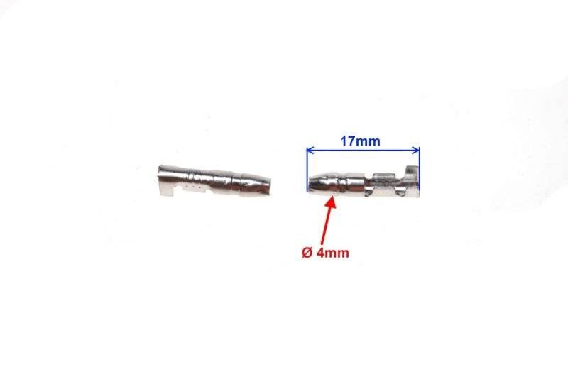 Konektor męski 4,0 okrągły 5 sztuk