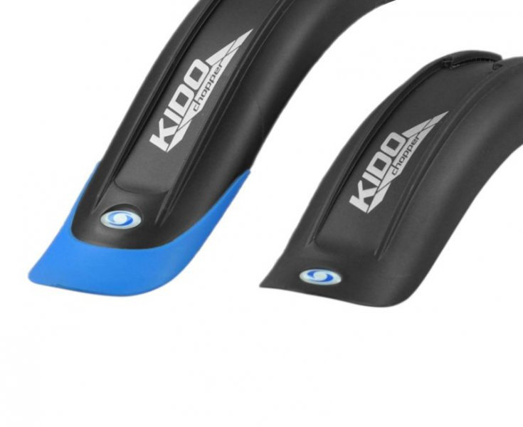 Błotnik rowerowy plastik 16 kido pro czar/nieb