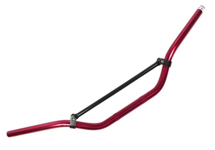 Kierownica cross enduro atv off-road czerwona 80cm